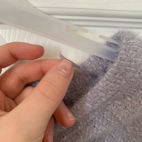 light purple soft sweater SOLD ON DEPOP - Picture 3 of 3